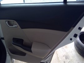 2014 HONDA CIVIC, WHITE,  1.8L, AT,  A25187